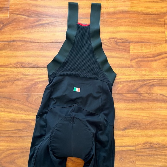 Castelli Rosso Corsa Cycling Bib Tights Mens XL Black Progetto X2 Air Chamois - Picture 7 of 12